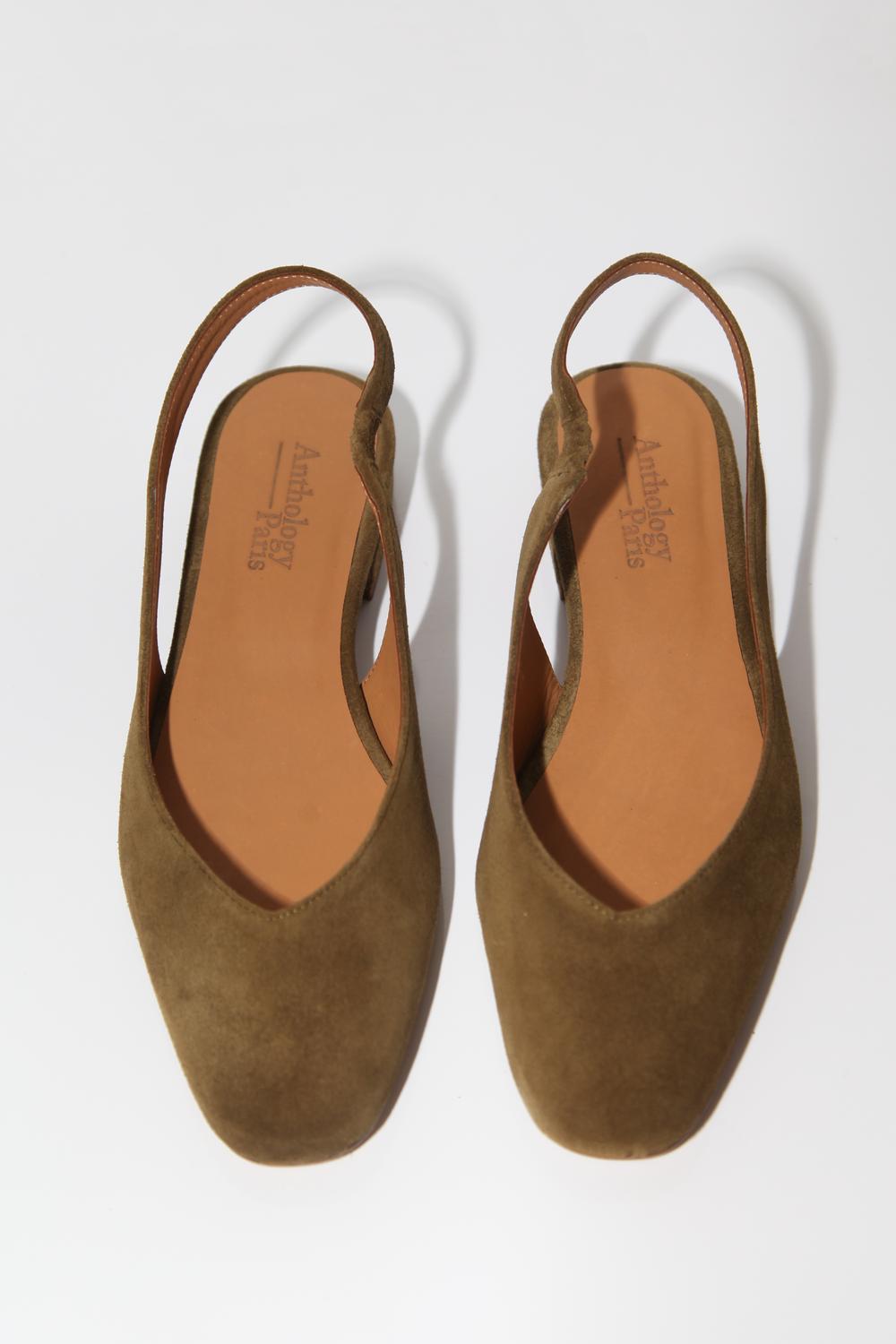Anthology Editions - Women's Maggie Suede Leather Ballet Flats