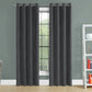 2 Pieces Set Room Darkening Curtain Panels with Grommet