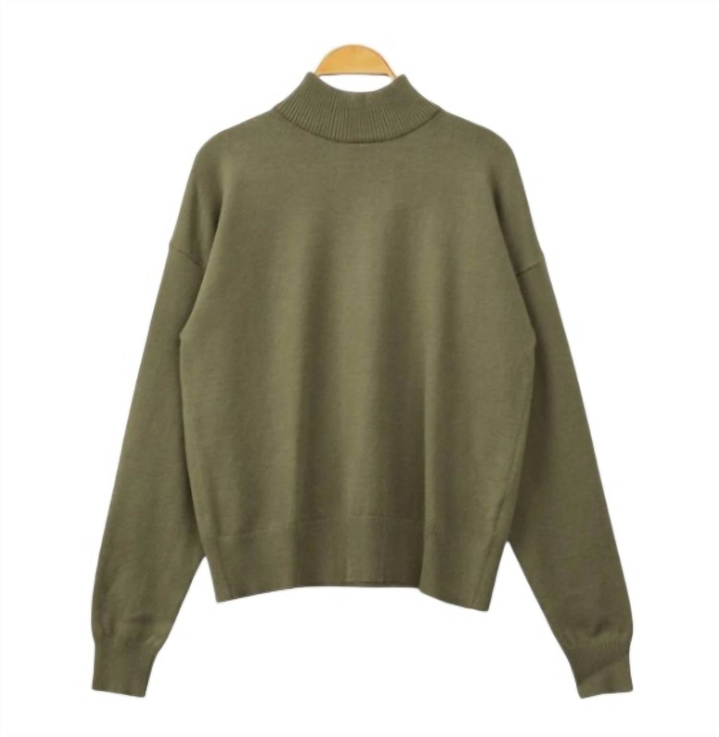 Mima Rosso - Knit Mockneck Boxy Top