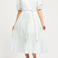Current Air - Split Neck Midi Dress