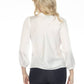 Joseph Ribkoff - Pussy Bow Puff Sleeve Satin Top