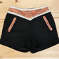 Crazy Train - Shorts de couro com ferramentas Whistle Britches