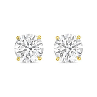 Diana M Jewels - 12.00 Cts Round Lab Grown Stud Earrings
