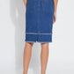 Lysse - Evelina Fringed Denim Pencil Skirt