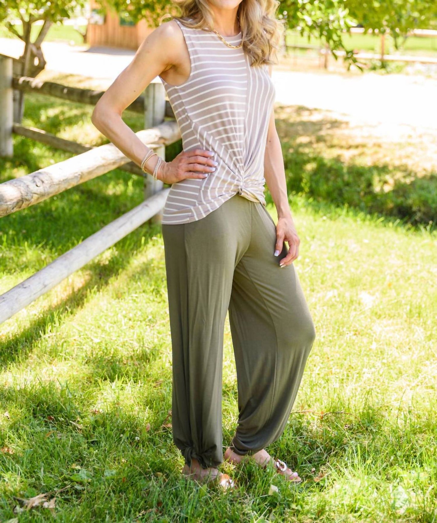 Zenana - Ella Striped Tank