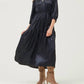 Grade & Gather - Holiday Dress With Three Quarter Sleeves