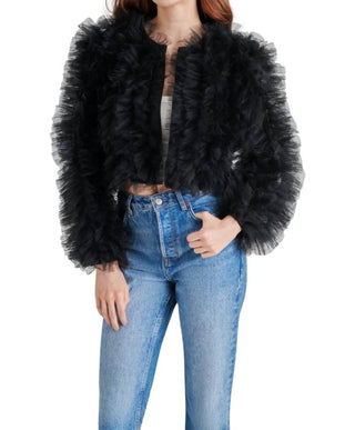 Steve Madden - Odile Ruffled Tulle Jacket