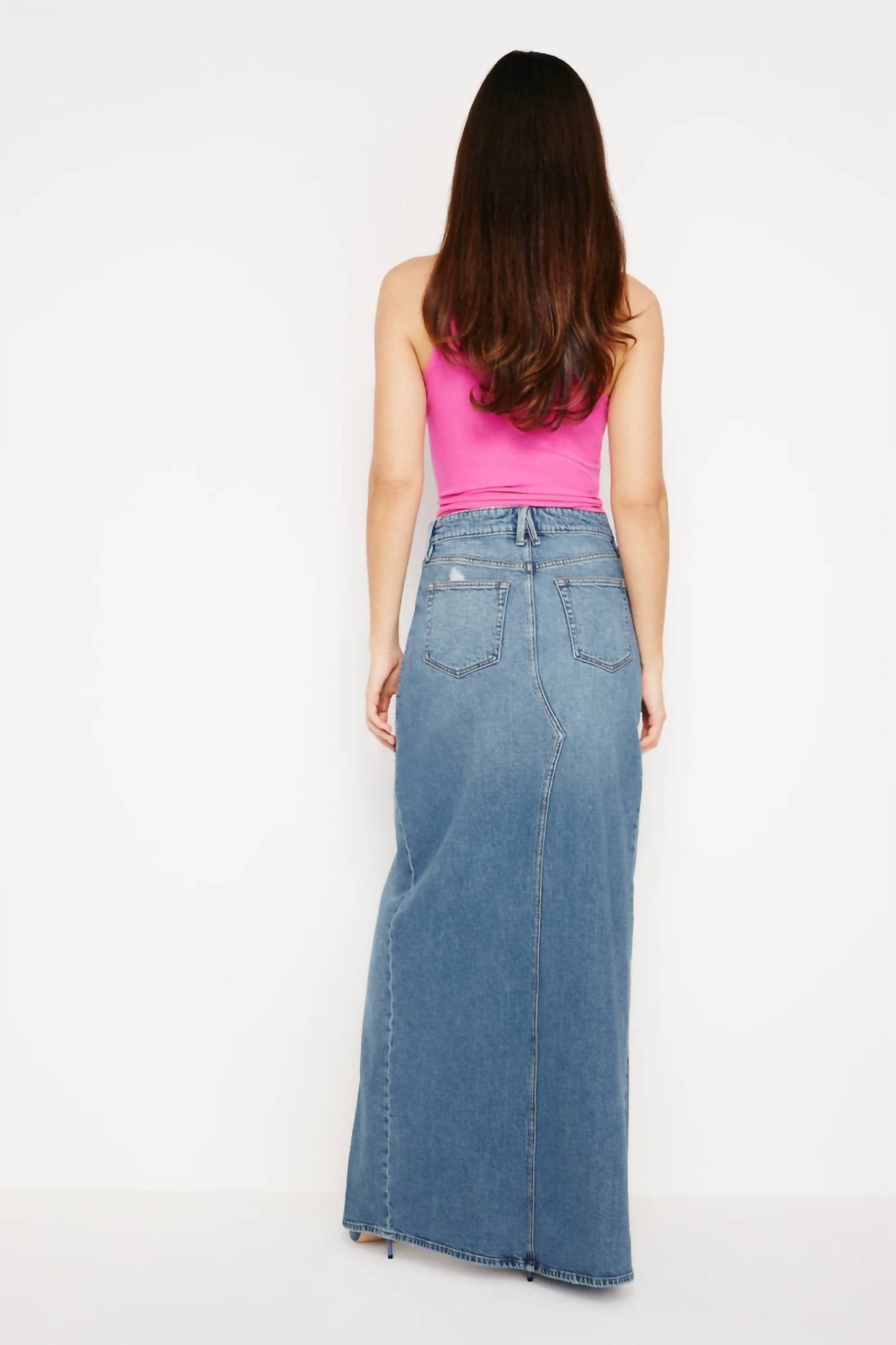 Good American - EASE MAXI SKIRT