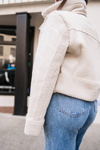 Steve Madden - JAQUETA DE COURO FALSO