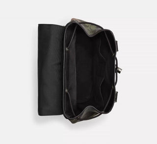 Coach - Unisex Track Backpack In Signature Canvas With Camo Print