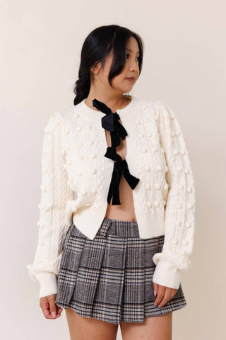 &Merci - Carly Bow Tie Sweater