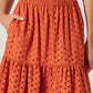 Astr - Nalley Eyelet Midi Skirt