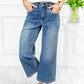 Judy Blue - Utility Pocket Crop Wide Leg Jeans