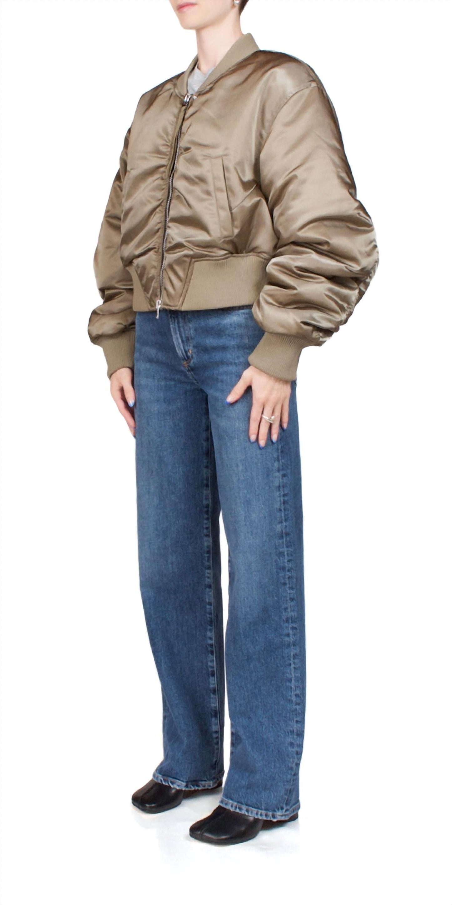 Agolde - Women's Shoreditch Ski Club Jett Bomber Jacket Sage
