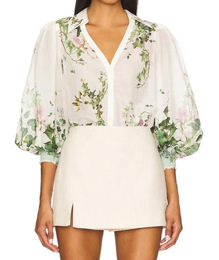 Alice + Olivia - Charis Long Sleeve Blouse