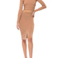 Kendall + Kylie - Compact Overlap Pencil Skirt