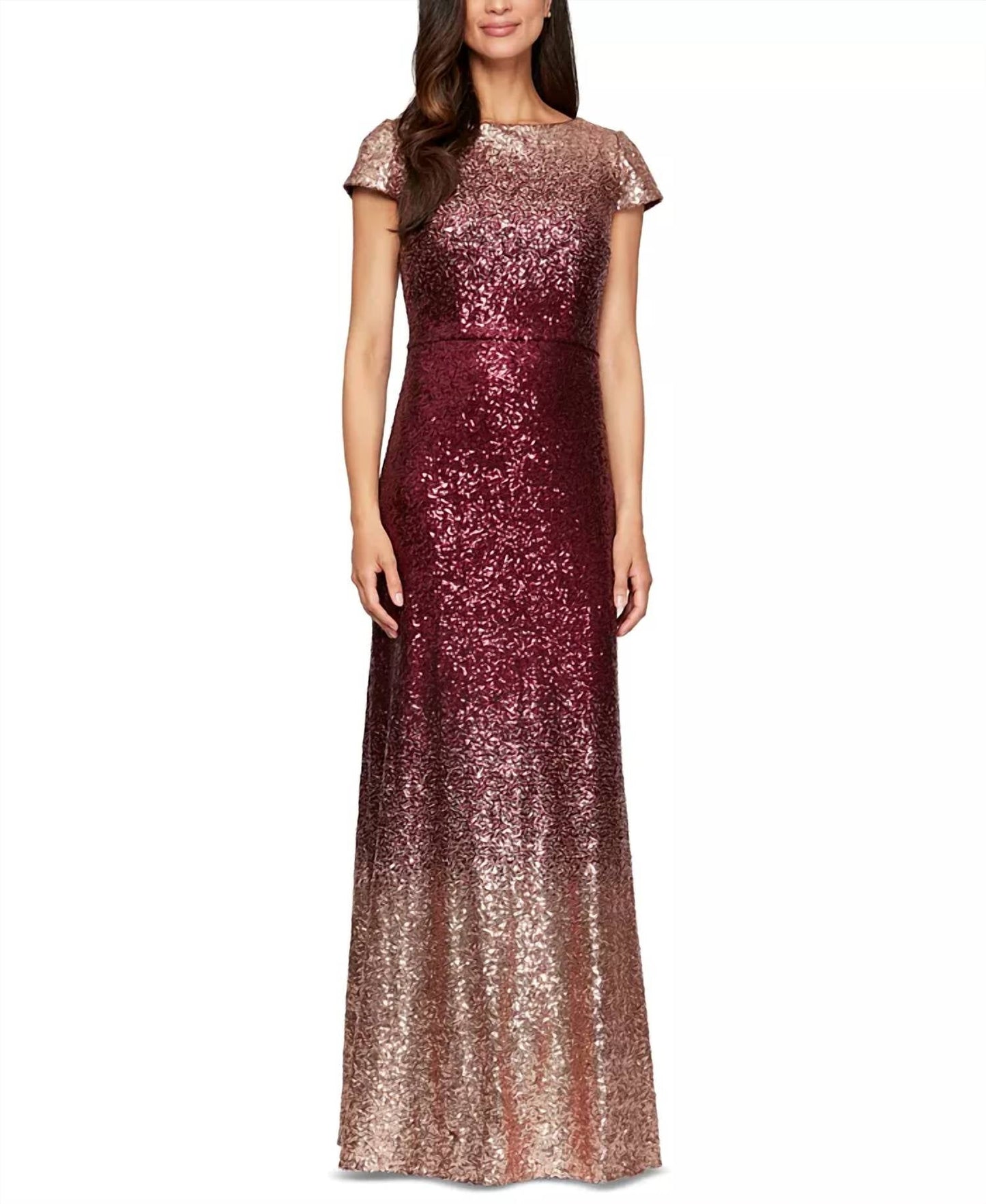 Alex Evenings - Ombré Sequin Gown