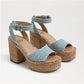 Sam Edelman - Women's Immie Ankle Strap Open Toe Block Heeled Sandals