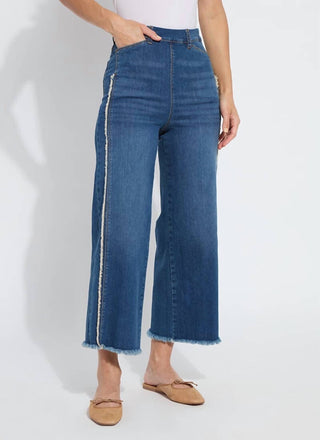 Lysse - Calça jeans feminina Noah com franjas