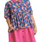 Umgee - Floral Short Sleeve Top