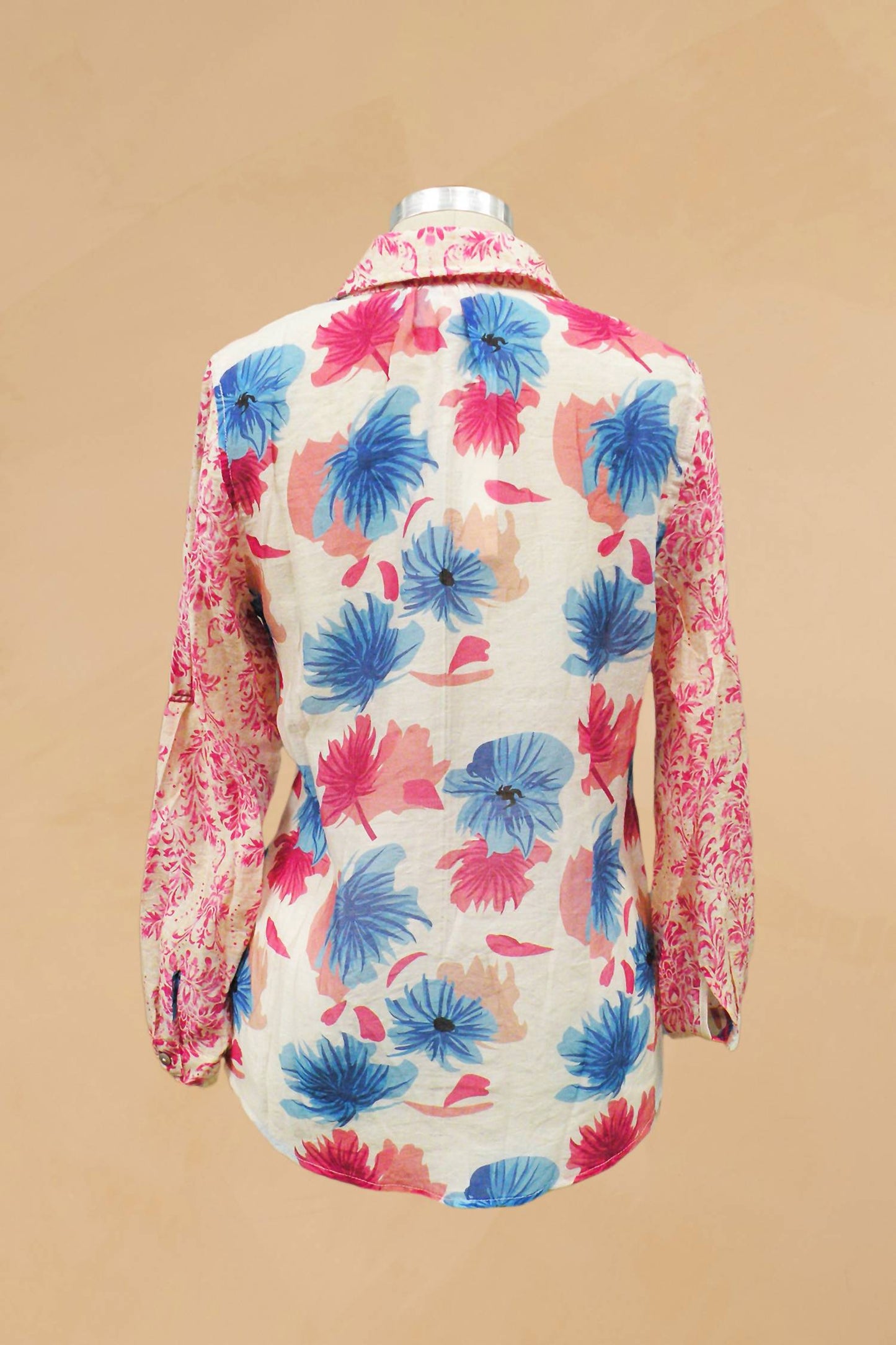 Paparazzi - Voile Mix Print Button Front Shirt