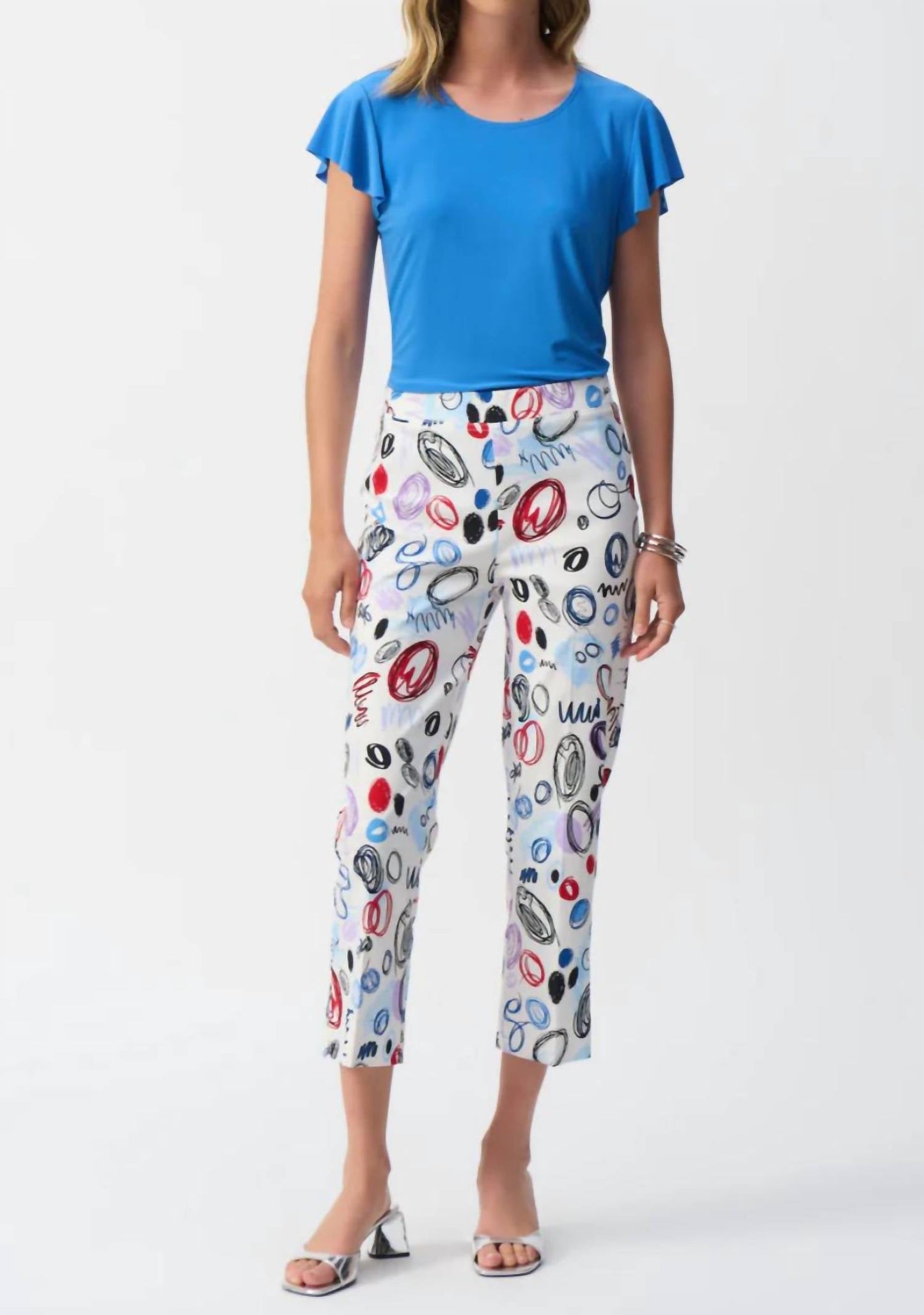 Joseph Ribkoff - Multi print skinny pants