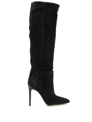 Paris Texas - Botas femininas de bico fino até o joelho