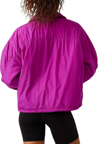 Free People - Jaqueta de treinador da Off the Bleachers