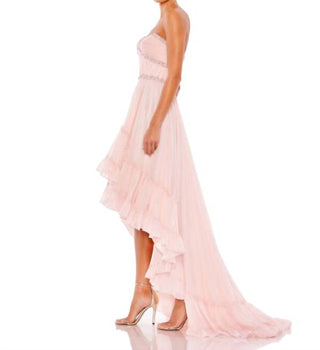 Mac Duggal - Vestido sem alças com decote alto e baixo