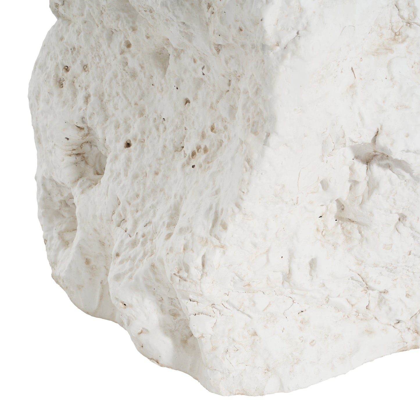 Talia Outdoor Patio Modern Artistry MGO Side Table, White