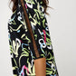 Frank Lyman - Frank Lyman Black/Multi Abstract Print Top Style 256190