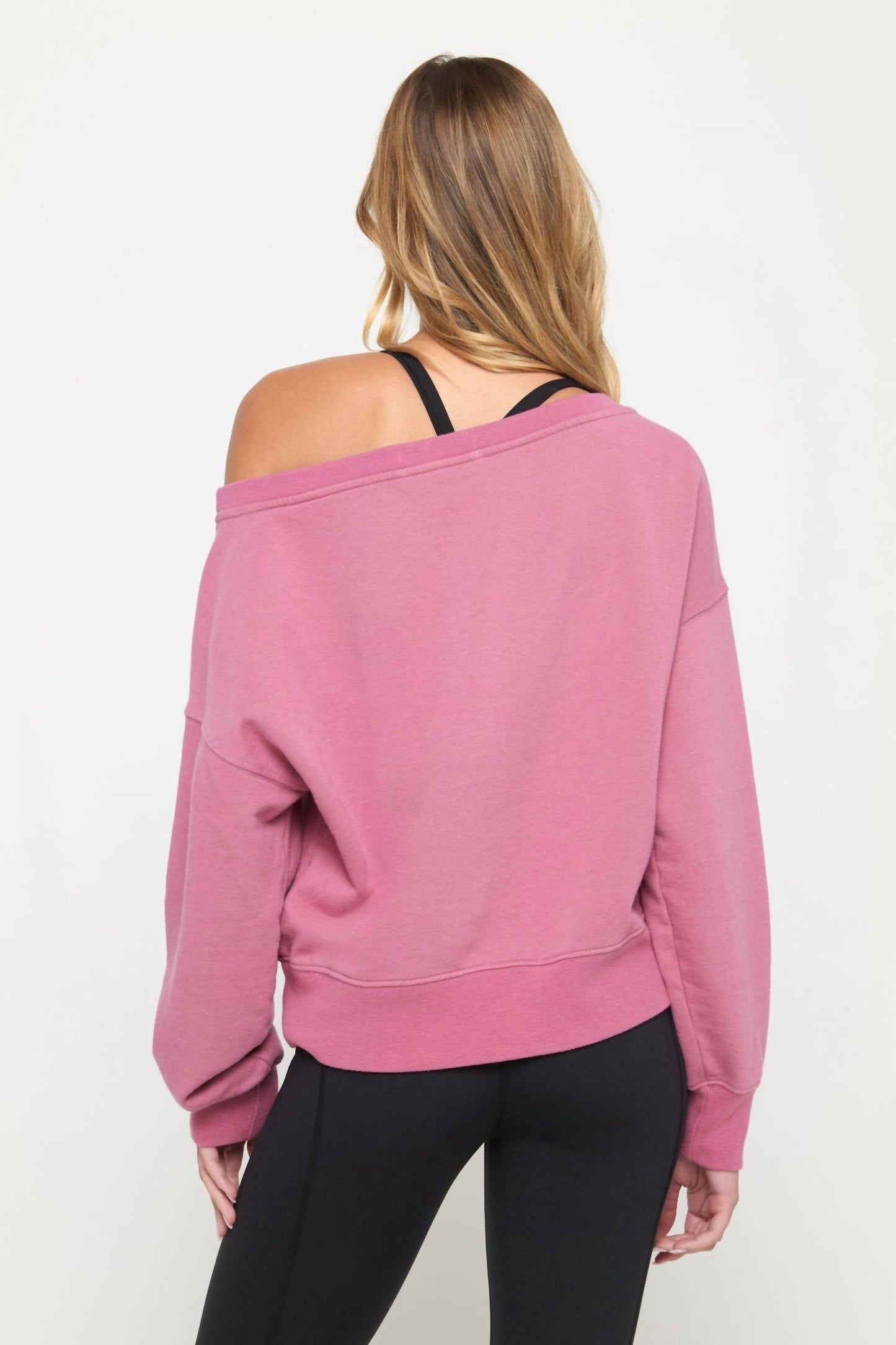 Spiritual Gangster - La Vida Off Shoulder Sweatshirt