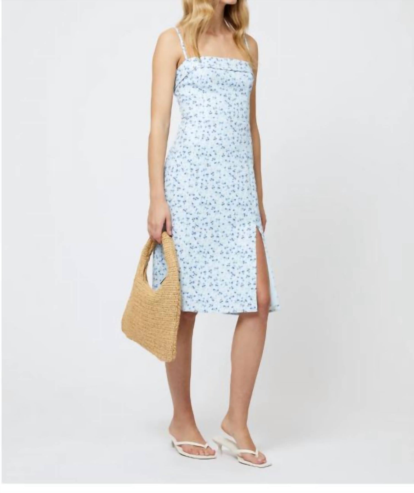 French Connection - Echo Crepe Strappy Midi Dress