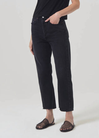 Agolde - 90's Crop Mid Rise Straight Jeans