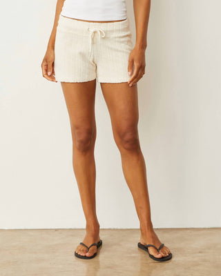 Monrow - Short Vintage em Tecido Terry Diamante
