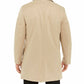 Tallia - Men's Slim Fit Faux Fur Lined Raincoat Jacket