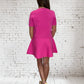 Entro - Women's Button Cardigan Skirt Set