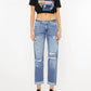 Kancan - Mid Rise Classic Boyfriend Jean