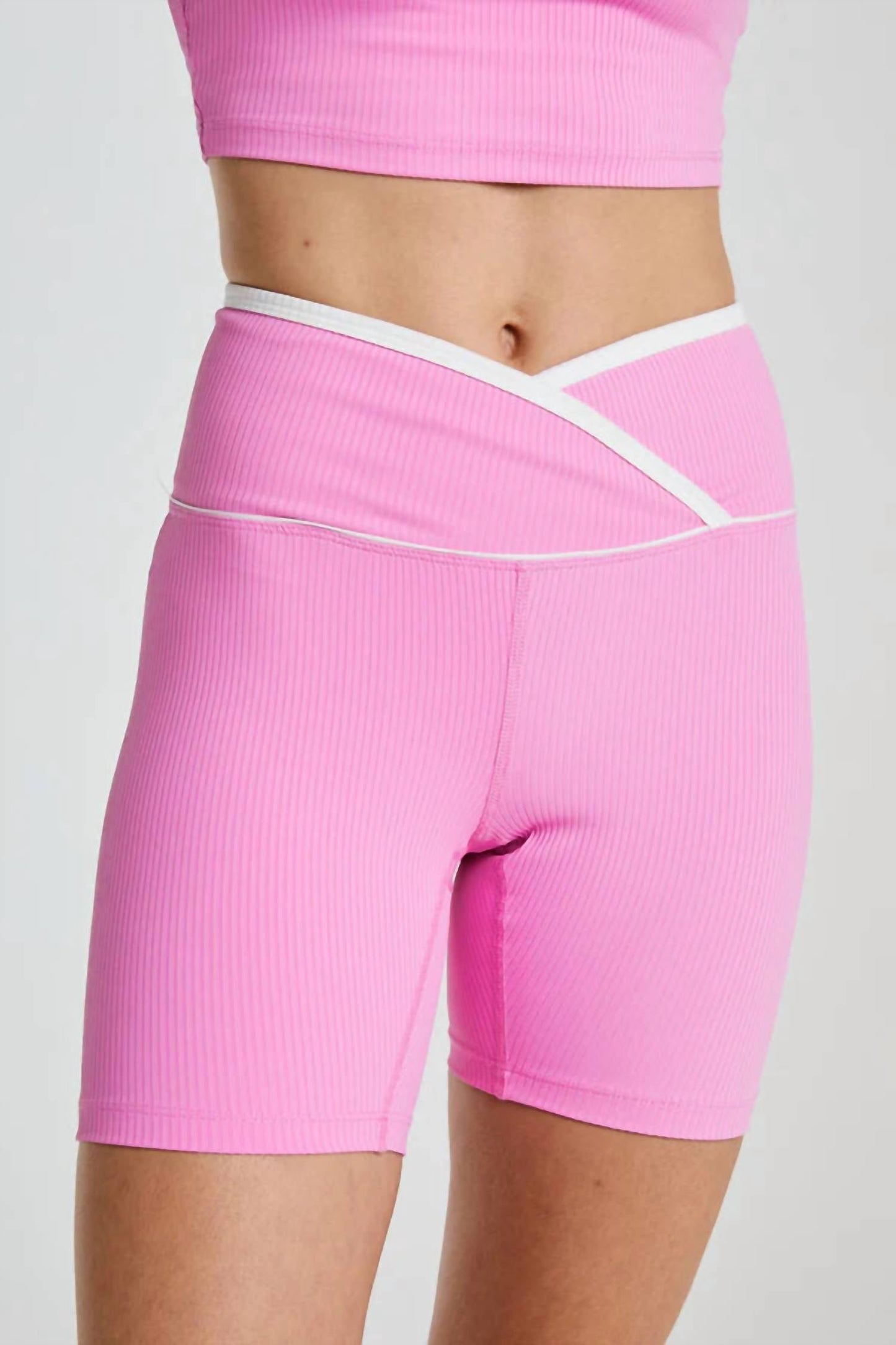 Year Of Ours - Ribbed Two Tone Veronica Short