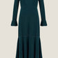 Aspiga - Paloma Round Neck Long Sleeve Stretch Corduroy Dress
