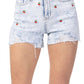 Judy Blue - Cherry Embroidery High Rise Cut-Off Short