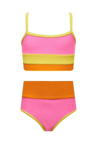 Beach Riot - Conjunto de biquíni Tween Little Eva e Emmy