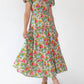 Entro - Garden Floral Puff Sleeve Maxi Dress