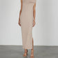 Enza Costa - Luxe Knit Exposed Shoulder Dress