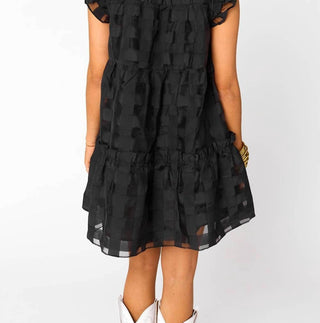 Buddylove - Aubrey Ruffle Shoulder Short Dress