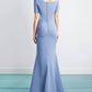 Alexander By Daymor - Asymmetrical Neckline Evening Gown
