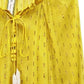 Aratta - Women's Beaded Tassel Chiffon Blouse With Cami