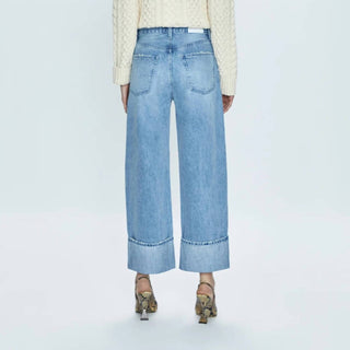 Pistola - Calça Jeans Ryder de Cintura Alta e Punhos Retos