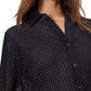 Rag & Bone - Lila Burnout Velvet Long-sleeve Shirt