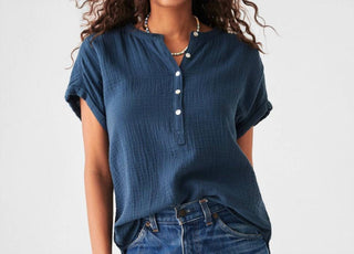 Faherty - Blusa Desmond Dream Cotton Gaze